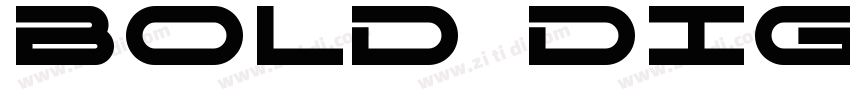 bold digital免费字体下载字体转换